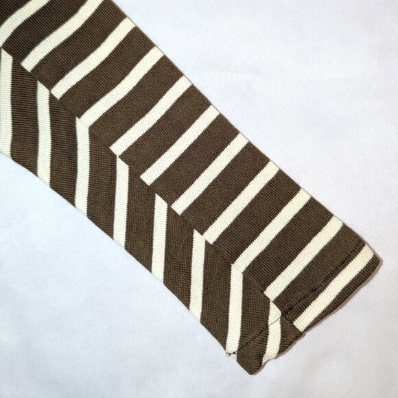 Petit Bateau | 3/4 Length Sleeve Cotton Dress French Minimalist Stripes | Small - Picture 11 of 15